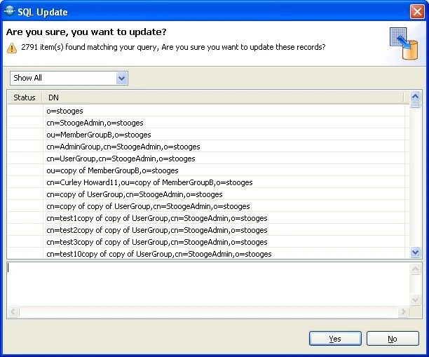 Mass update ldap records