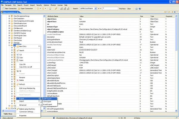 Active Directory Export to LDIF