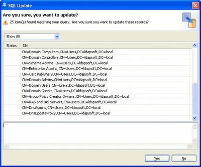 Active Directory run update 